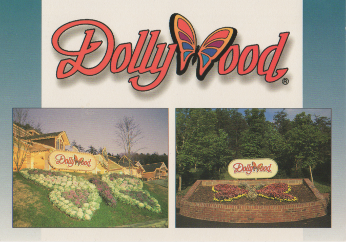 dollywood postcard